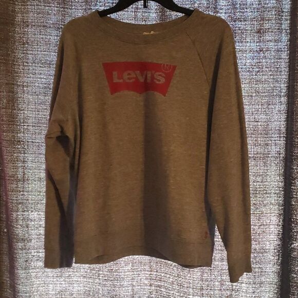 Levi's Women's Logo Relaxed Crewneck Sweatshirt - Picture 1 of 6